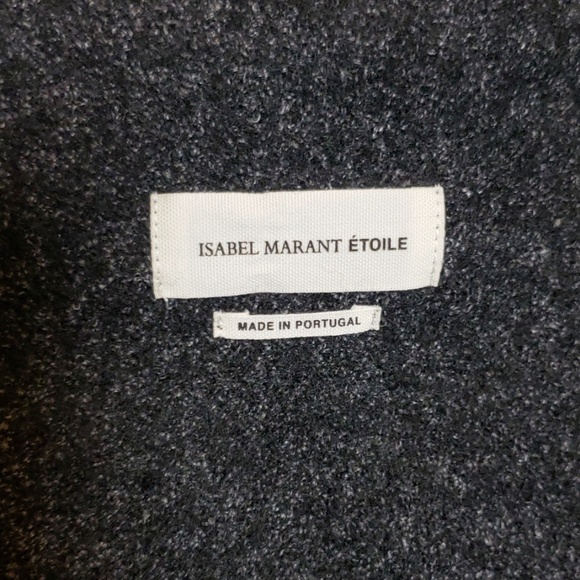 Isabel Marant Etoile Gray Wool Blend Wrap Skirt - Picture 5 of 6